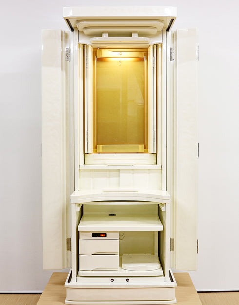 Soka Gakkai Furniture-style Buddhist Altar "Akane" Available in 4 colors Made in Japan Rainbow Gold Cabinet Compatible with Permanent Gohonzon